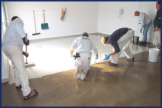 Epoxy Floor Refinishing Project in Highland Park 60035